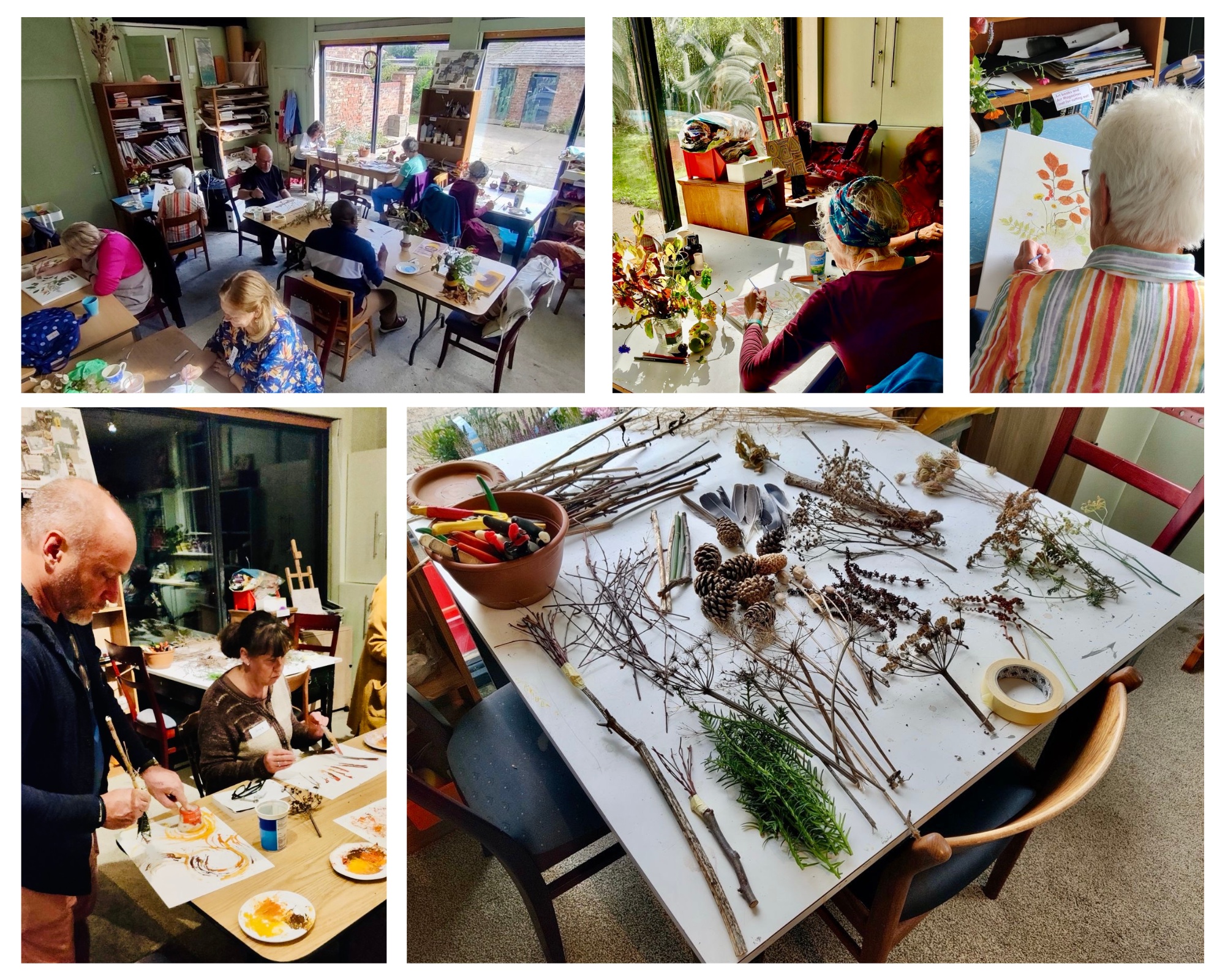 Art room collage